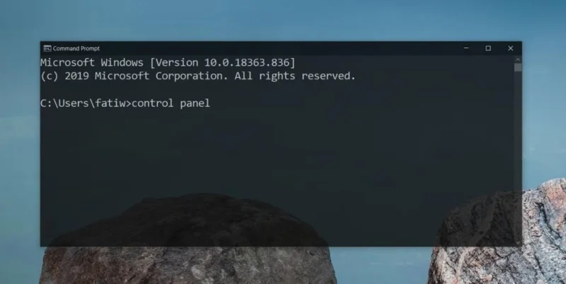 A Vezérlőpult megnyitása Windows 10 rendszeren