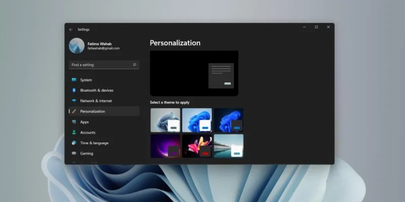 Hvordan endre og tilpasse et tema på Windows 11