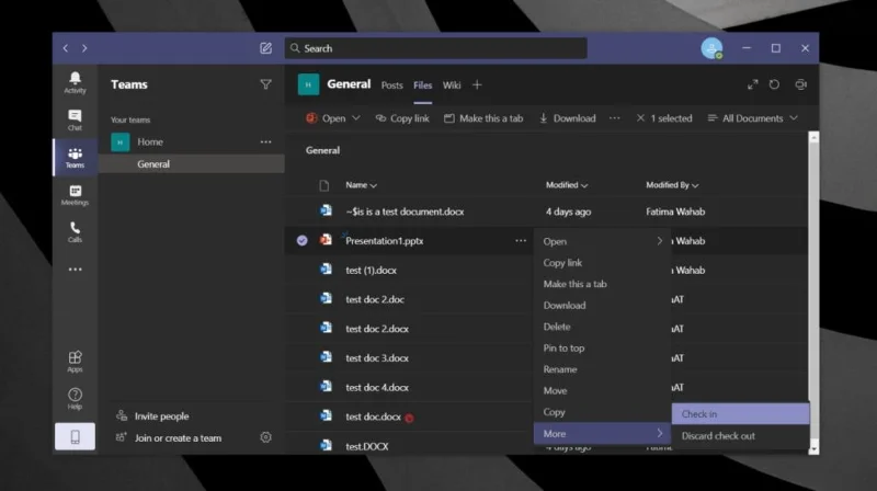 A Microsoft Teams nem tudja törölni a fájlt (JAVÍTOTT)