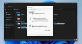 Slik åpner du mappealternativer på Windows 11