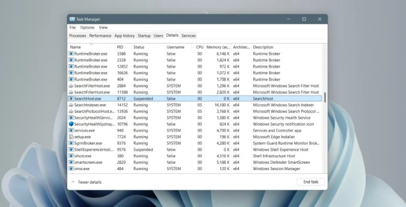 Hva gjør jeg hvis søkemenyen ikke fungerer i Windows 11
