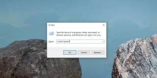 A Vezérlőpult megnyitása Windows 10 rendszeren