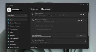 Slik viser du utklippstavlehistorikk på Windows 11