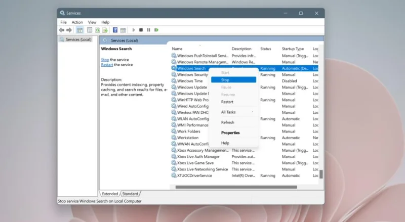 Hva gjør jeg hvis søkemenyen ikke fungerer i Windows 11