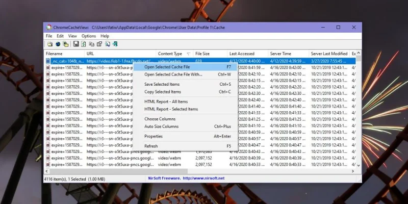 A Chrome gyorsítótár megtekintése Windows 10 rendszeren