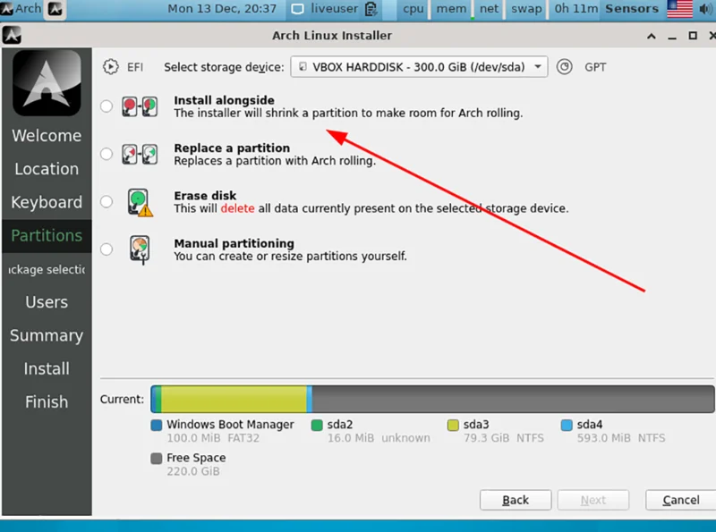 Hvordan dual-boot Arch Linux og Windows 11