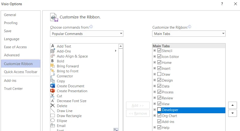 A Microsoft Teams gomb nem jelenik meg az Outlookban