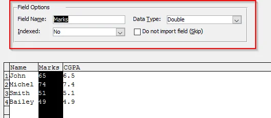 Kuidas importida andmeid Excelist Accessi andmebaasi?