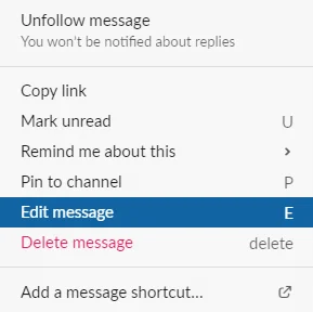 Hogyan lehet módosítani vagy törölni a Slack beszélgetéseket?