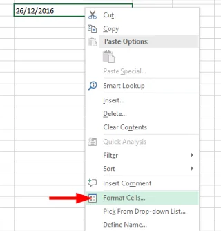 Formatear automaticamente celas, datas, columnas e filas en Excel 2016?