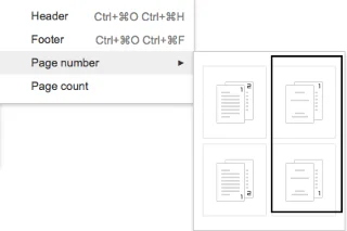 Mostrar o texto do encabezado e do pé de páxina só na primeira páxina en Word 365/2016/2019 e Google Docs?