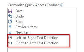 Como escribir de dereita a esquerda en Microsoft Office 2016, 2019 / 365?