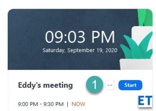 Como modificar o tema e a hora da túa reunión de Zoom?