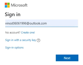 Email azonosító megadása