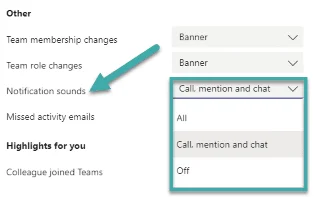 Hogyan lehet letiltani a Microsoft Teams értekezleteit és a csatornák előugró és hangértesítéseit?
