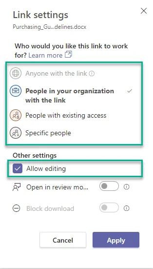 Hogyan oszthat meg egy fájlt a Microsoft Teamsből az Outlook leveleiben és értekezleteiben?