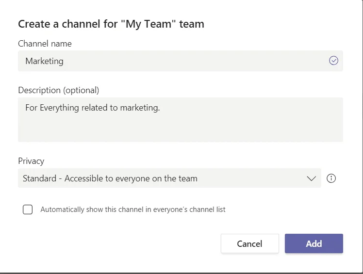 Kuidas luua Microsoft Teamsis meeskondi ja kanaleid?