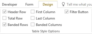 Como resaltar automaticamente filas ou columnas alternativas en Excel 2016?