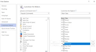 Como facer unha macro en Microsoft Visio?