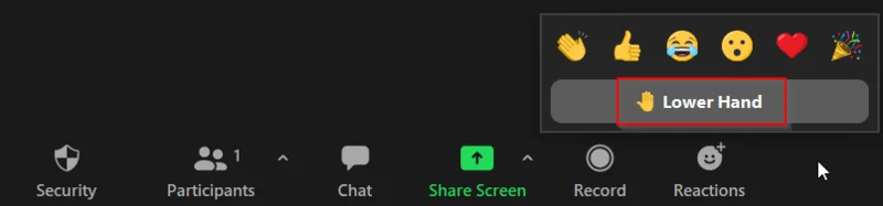 Jak „zvednout ruku“ v Zoom Meetings?