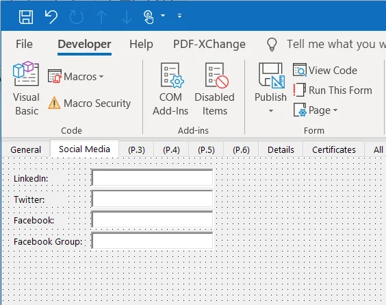 Outlook-űrlapok: Hogyan hozhat létre kitölthető űrlapokat a Microsoft Office 2016 / 2019 programban?