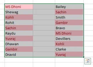 Como eliminar entradas duplicadas dunha lista de Excel 2016?