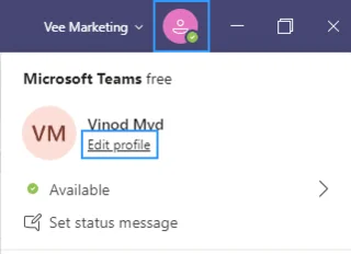 Nem tudom megváltoztatni a profilképemet a Teamsben, mit tegyek?