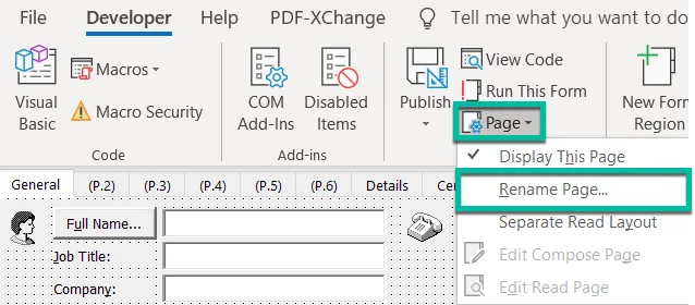 Outlook-űrlapok: Hogyan hozhat létre kitölthető űrlapokat a Microsoft Office 2016 / 2019 programban?