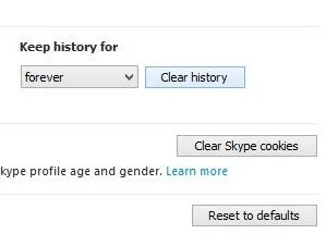 Kā atbrīvoties no Skype tērzēšanas vēstures programmā Outlook.com Messenger?