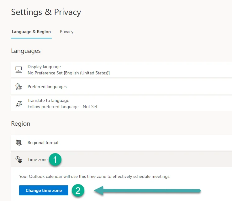 Hogyan módosítható a dátum és az időzóna a Microsoft Teamsben?