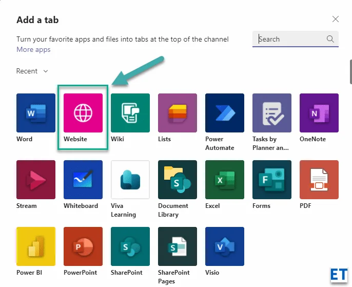 Hogyan adhatok hozzá hivatkozást fájlokhoz és webhelyekhez a Microsoft Teamsben?