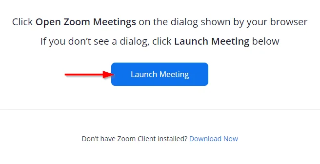 Hvordan bli med i Zoom Meetings i en nettleser?