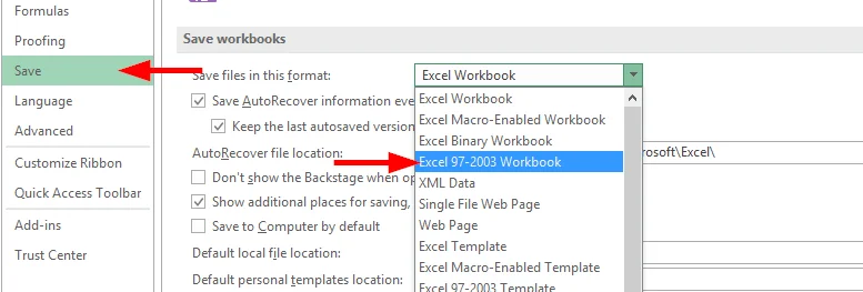 Como acceder e abrir un ficheiro .xls de Excel 97/2003 en Excel 2016, 2019 e 365?