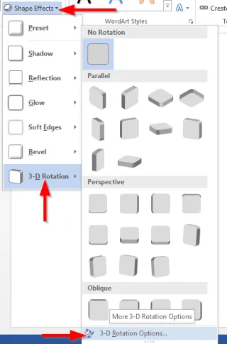 Ako prevrátiť text v dokumente programu Word 2016 / 2019?