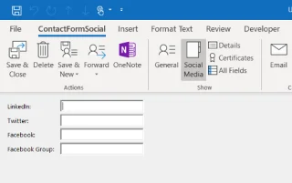 Форми Outlook: як створити заповнювані форми в Microsoft Office 2016 / 2019?