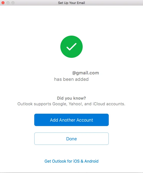 Kako dodati Googlovo e-pošto v Outlook 2016 in 2019 v OS MAC?