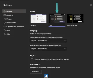 Kuinka muuttaa väriteeman ihoa Microsoft Teamsissa?