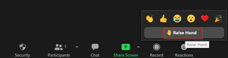 Jak „zvednout ruku“ v Zoom Meetings?