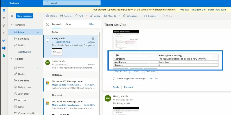 Hvordan analysere e-poster og fylle ut SharePoint-lister i Power Automate