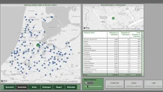 Avstandsberegning på kart | LuckyTemplates geospatial analyse