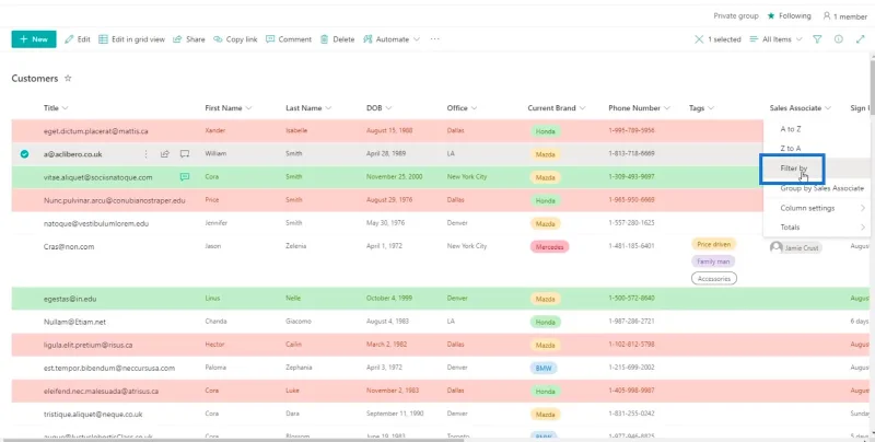 SharePoint List Alerts Opsætning