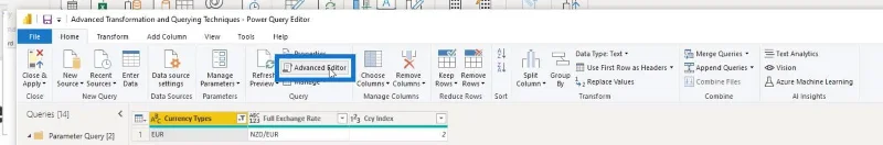 LuckyTemplates Parameters Via Query Editor