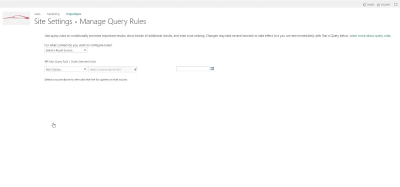 SharePoint-søgefunktionen