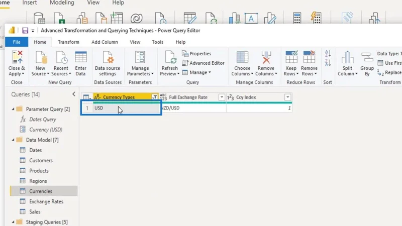 LuckyTemplates Parameters Via Query Editor