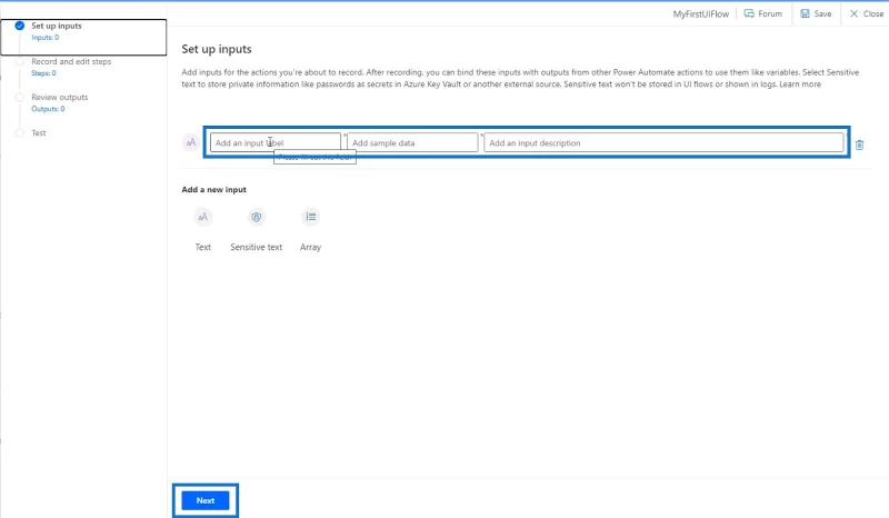 Power Automate UI-flyter: Oppretting og oppsett