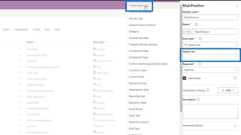 PowerApps-skjema: Legge til og endre felt