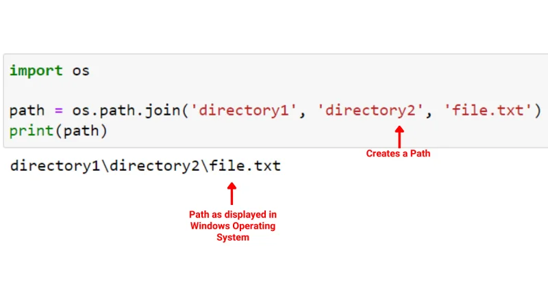 Os.Path.Join In Python: Praktisk vejledning med eksempler