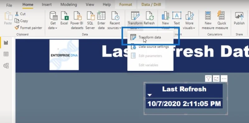 Vis siste oppdateringsdato/-klokkeslett i LuckyTemplate-rapportene dine