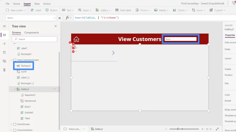 PowerApps-søkefelt: Slik legger du til og tilpasser