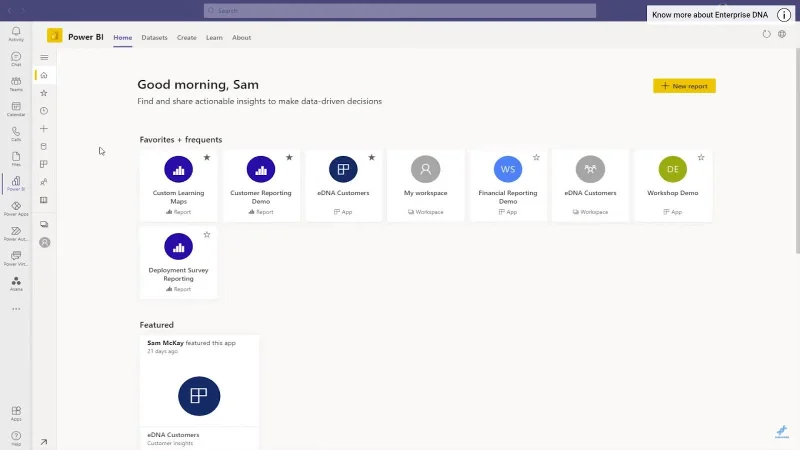 LuckyTemplates-integrointi MS Teamsissä